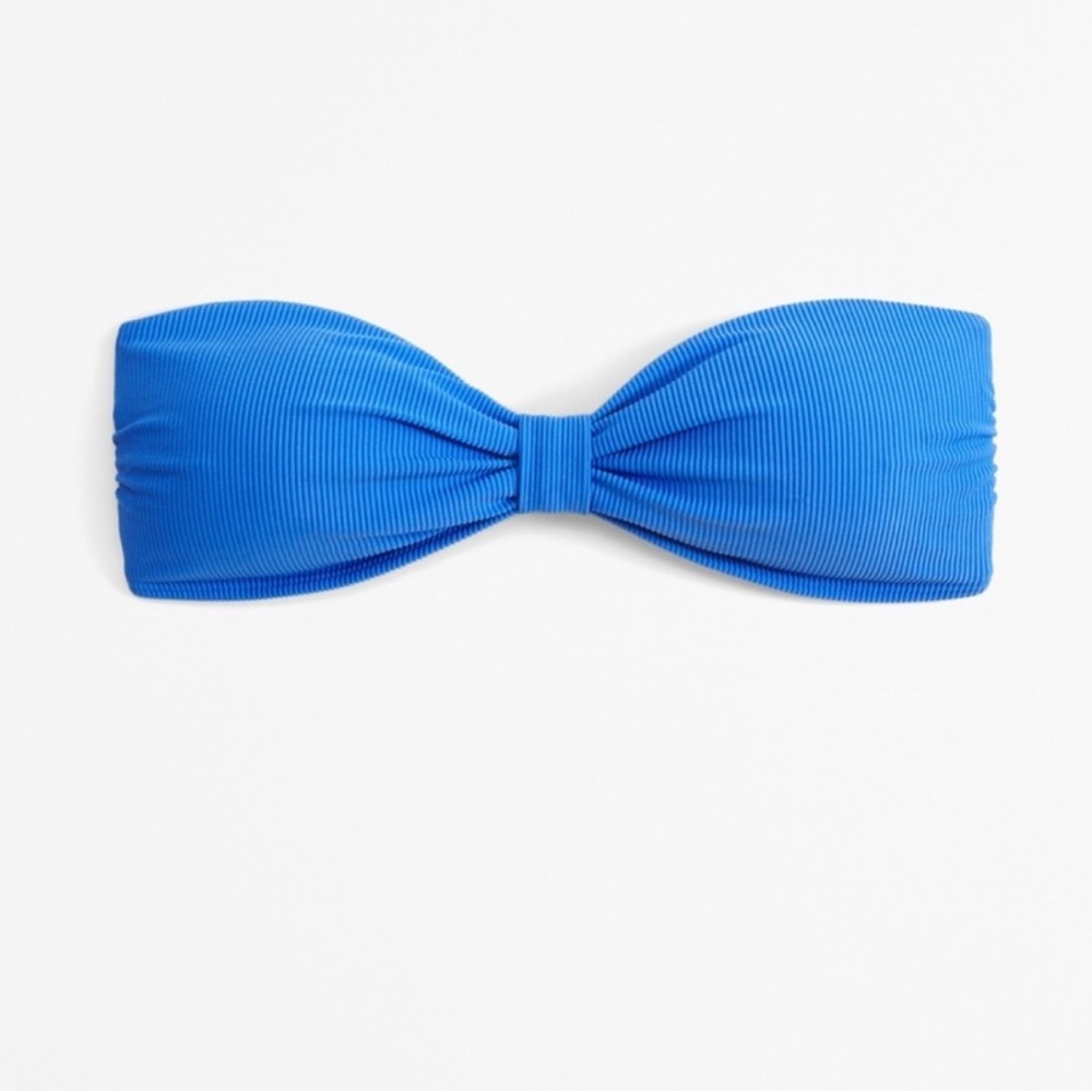 Abercrombie Knot-Front Bandeau Swim Top